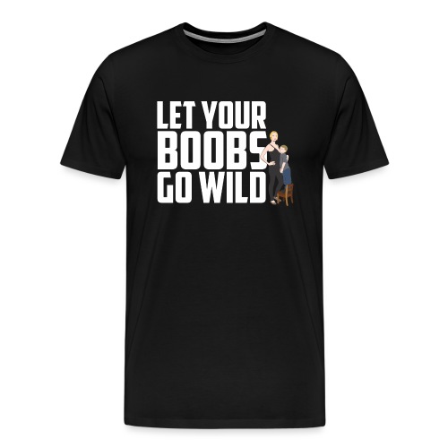 boobsgowildwt - Men's Premium T-Shirt
