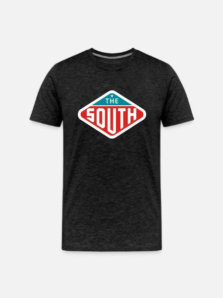 The South - Men's Premium T-Shirt - charcoal grey