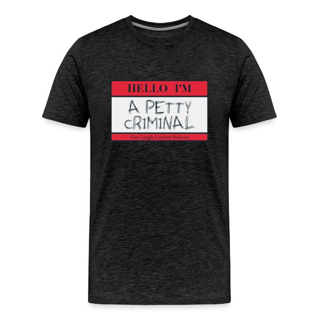 Petty Criminal Name Tag