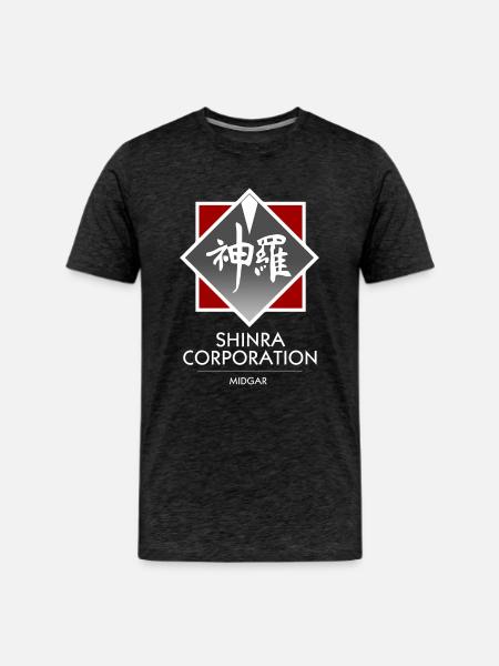 shinra - Men's Premium T-Shirt - charcoal grey