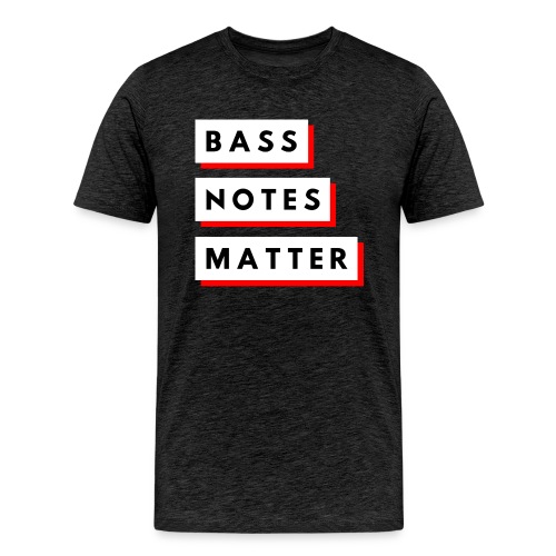 Bass Notes Matter Red - Men's Premium T-Shirt