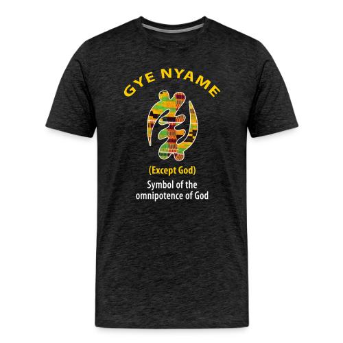 Gye Nyame Adinkra symbol - Men's Premium T-Shirt