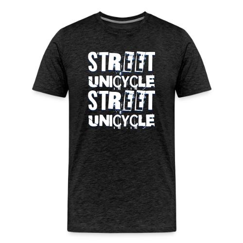 Streeet Unicycle - Men's Premium T-Shirt