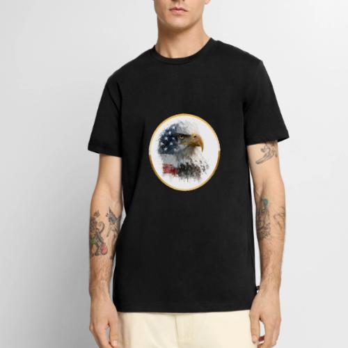 USA: Patriot Wing Emblem - Men's Premium T-Shirt