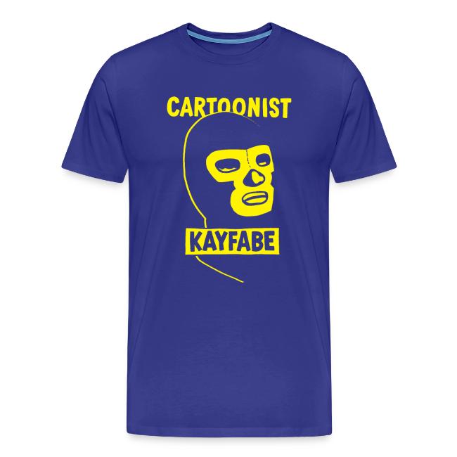 Cartoonist Kayfabe Wrestling Mask