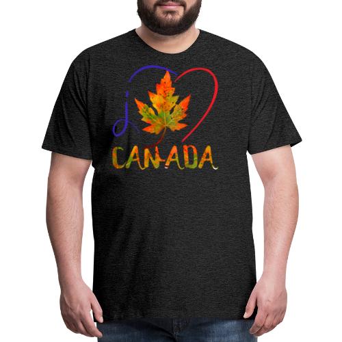 j’aime CANADA - T-shirt premium pour hommes
