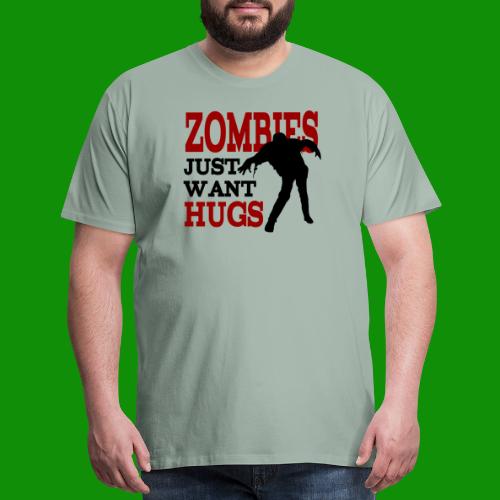Zombie Hugs - Men's Premium T-Shirt