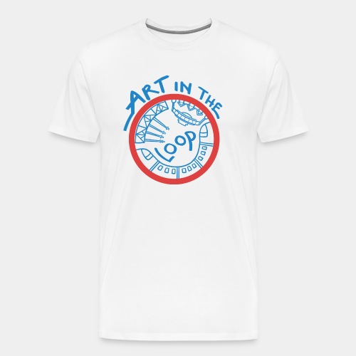 Art in the Loop Complete Logo - Men's Premium T-Shirt