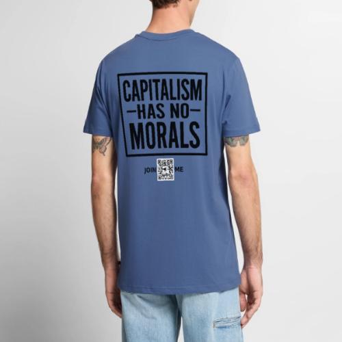 Capitalism (black, back-facing) - Men's Premium T-Shirt