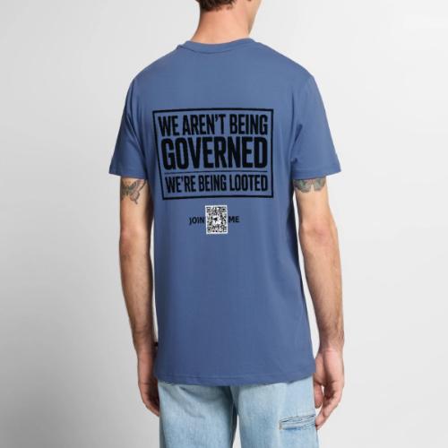 Looted (black, back) - Men's Premium T-Shirt