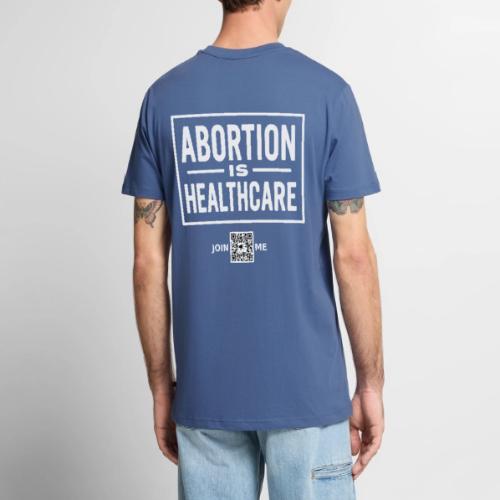 Abortion (white, back-facing) - Men's Premium T-Shirt