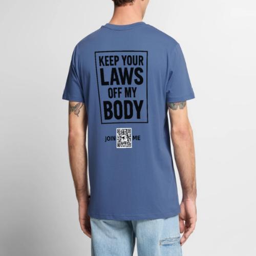 Laws Off (black, back-facing) - Men's Premium T-Shirt