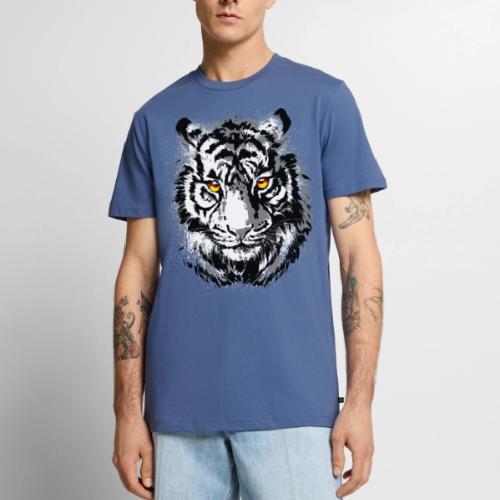 Tiger Head - Tiger Artwork - Wildlife Big Cats - Men's Premium T-Shirt