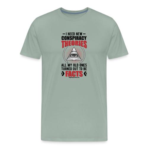 Conspiracy Triangle for Light Colors - Men's Premium T-Shirt