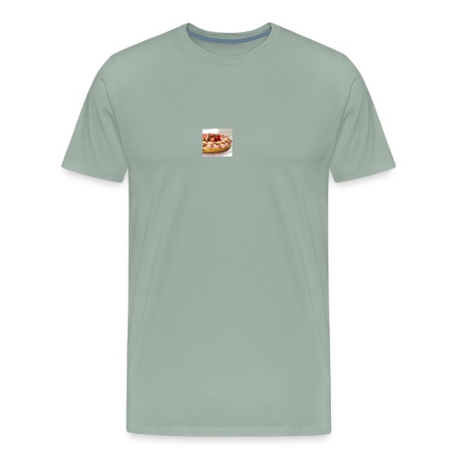 peach strawberry upside down cake 80 - Men's Premium T-Shirt