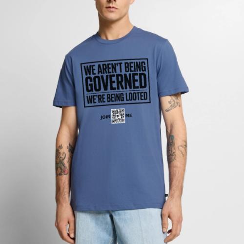 Looted (black, front-facing) - Men's Premium T-Shirt