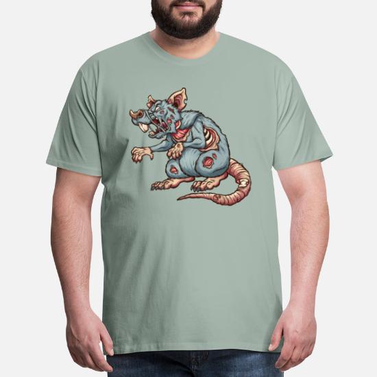 Cartoon Zombie rat' Men's Premium T-Shirt | Spreadshirt