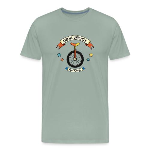 Circus Unicycle - Men's Premium T-Shirt