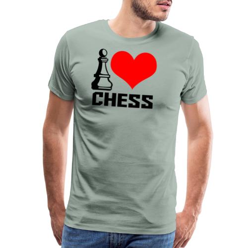 I Love Chess - Men's Premium T-Shirt