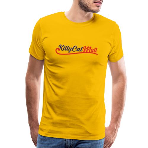 KittyCatMatt Cursive Logo - Men's Premium T-Shirt