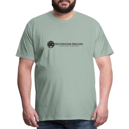 Restoration Obscura: Applied History Horizontal - Men's Premium T-Shirt