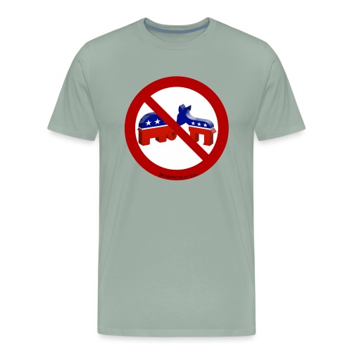 No Republicans or Democrats - Men's Premium T-Shirt