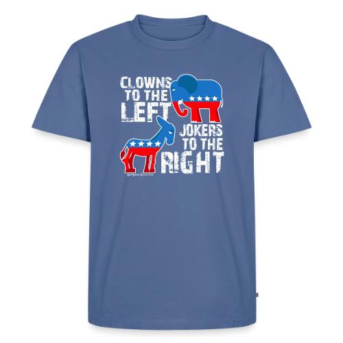 CLOWNS TO THE LEFT JOKERS Republican Democrat - Men's Premium T-Shirt
