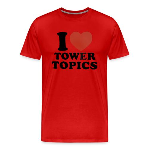 I Love Tower Topics - Men's Premium T-Shirt