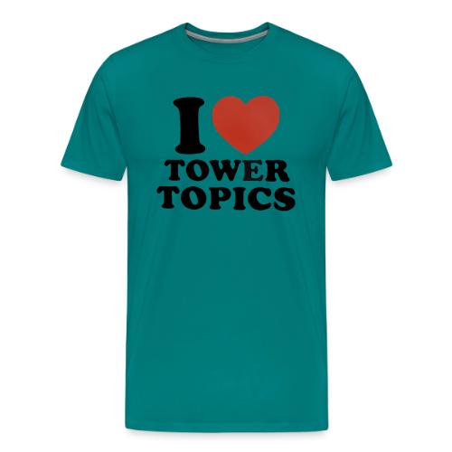 I Love Tower Topics - Men's Premium T-Shirt
