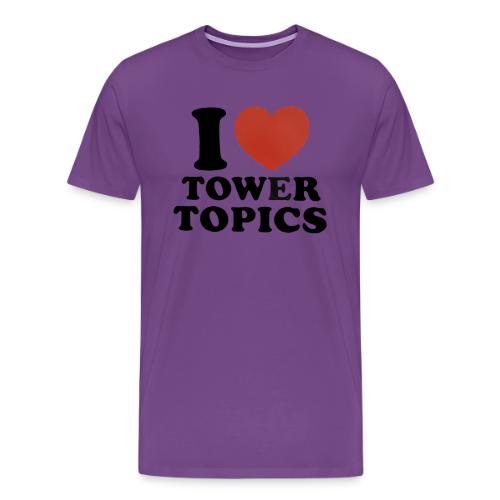 I Love Tower Topics - Men's Premium T-Shirt