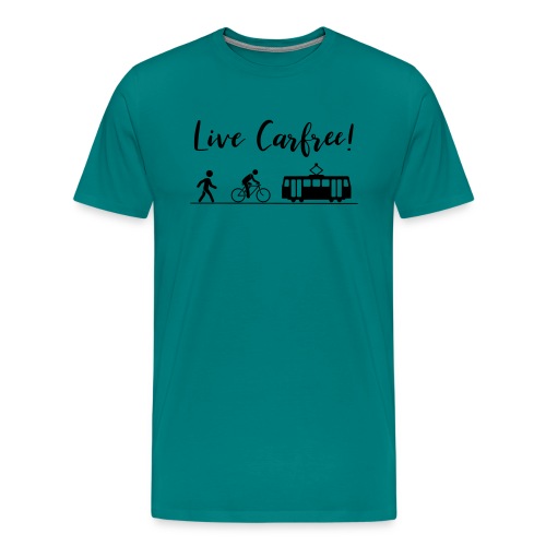 Live Carfree! - Men's Premium T-Shirt