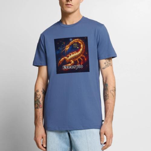 Scorpio zodiac designs, constellations, universe - Men's Premium T-Shirt