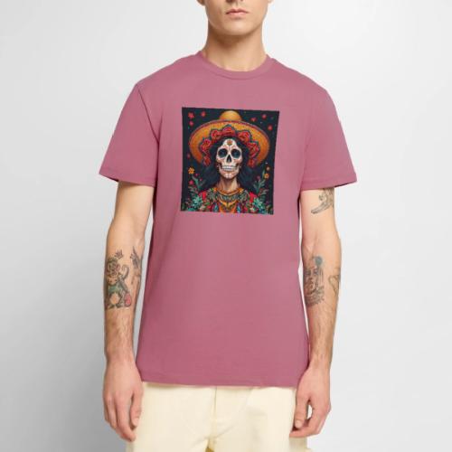 Charra Skull Art | Traditional Mexican Design - Men's Premium T-Shirt