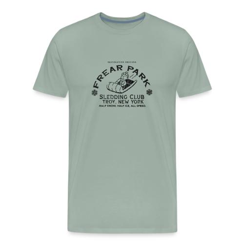 RO Frear Park Sledding Club Distressed Dark - Men's Premium T-Shirt