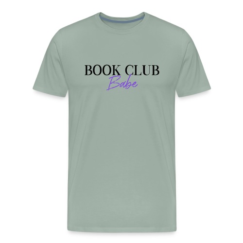 book club babe purple - Men's Premium T-Shirt
