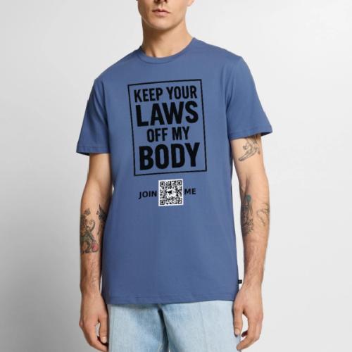 Laws Off (black, front-facing) - Men's Premium T-Shirt