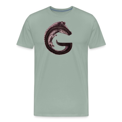 gator transparent BG - Men's Premium T-Shirt