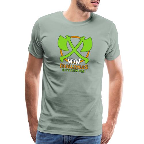 WoW Challenges Green Man - Men's Premium T-Shirt