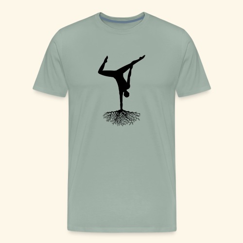 Root and Branch Handstand - Men's Premium T-Shirt