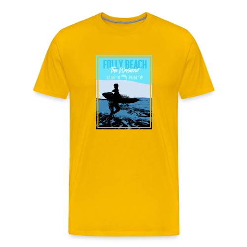 Folly Beach. The Washout - Men's Premium T-Shirt