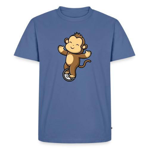 Monkey Unicycle - Men's Premium T-Shirt