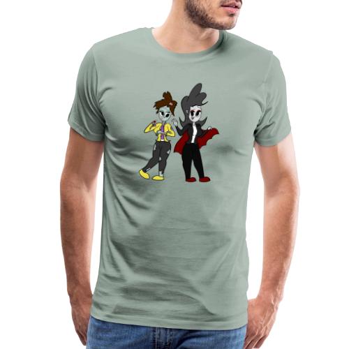 Vampire Coll and Zombie Dersy - Men's Premium T-Shirt