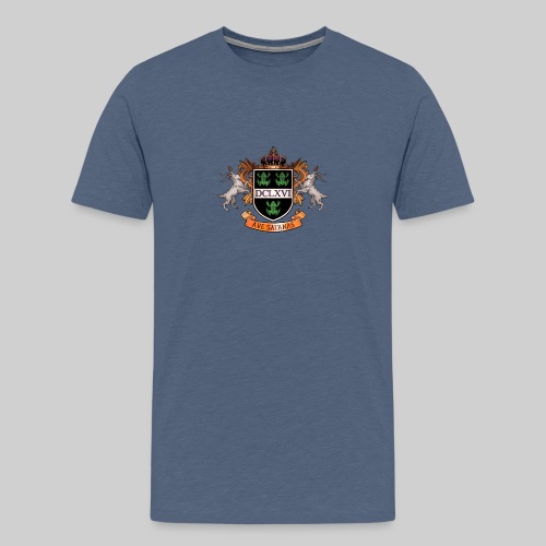Satanic Heraldry - Coat of Arms - Men's Premium T-Shirt