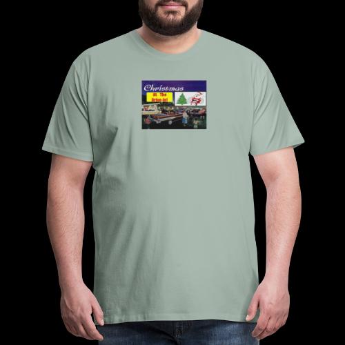 Christmas At The Drive In Logo 2 - Men's Premium T-Shirt