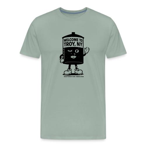 RO Welcome to Troy Winking Fuel Tank - Men's Premium T-Shirt