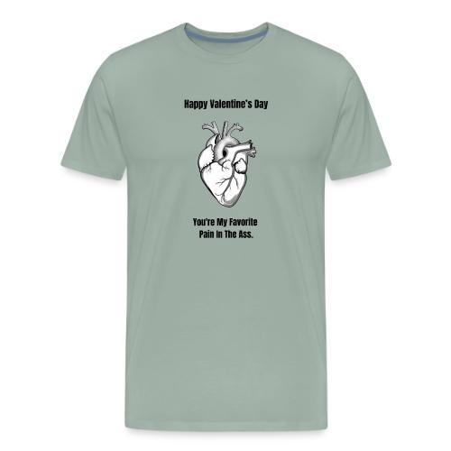 I'm Glad I Swiped Right T-Shirt | Funny Valentine - Men's Premium T-Shirt