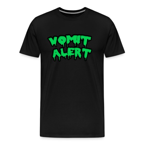 vomit alert design - Men's Premium T-Shirt