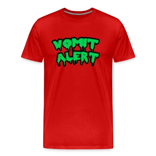 vomit alert design - Men's Premium T-Shirt