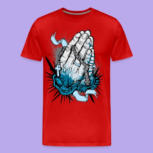 Praying Hands - Men's Premium T-Shirt