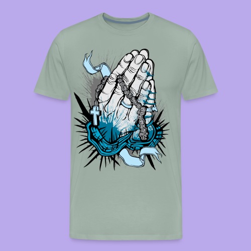 Praying Hands - Men's Premium T-Shirt